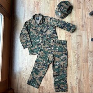 Kids Army Trooper Costume Outfit Size XS 4/5